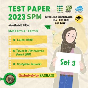 Sasbadi i-LEARN Ace SPM Test Paper